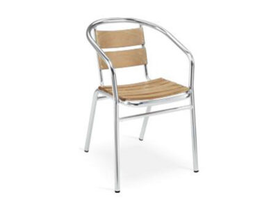 4 Legged Aluminium Arm Chairs 10091