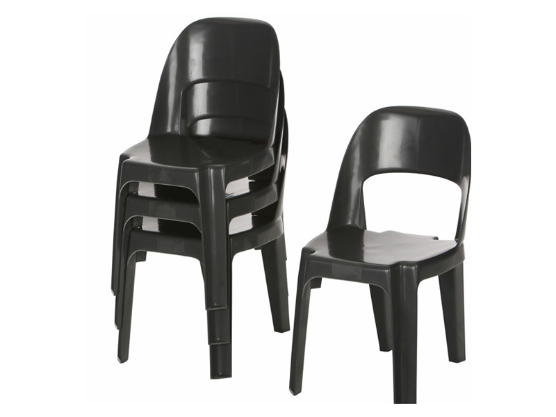 Alpine Plastic Chairs Stackable S10017
