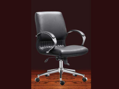 Comfort Executive Medium Back Chair- Genuine Leather 20089