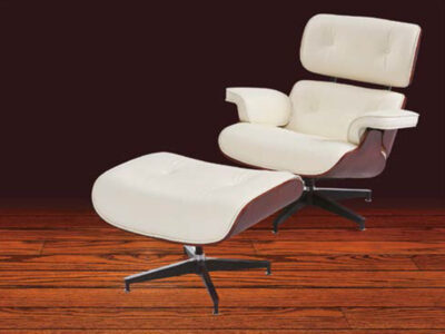 Eames Leisure Chair with Footstool - Genuine Leather 20081
