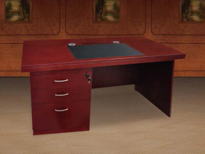 Mahogany Veneer Desk 20009